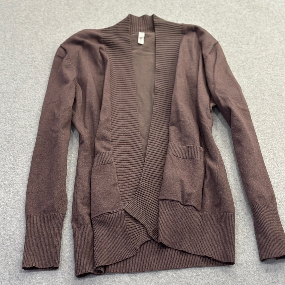 Revolution Cocoa Ribbed Cardigan